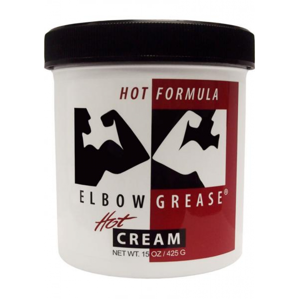 Elbow Grease Hot Formula Hot Cream Lubricant 15 Ounce - B Cumming Company Inc