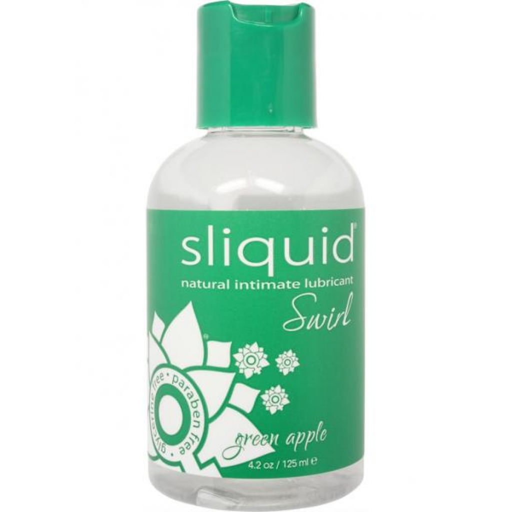 Sliquid Swirl Flavored Water Based Lubricant - Green Apple Tart