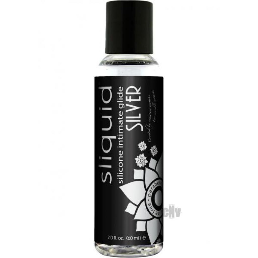 Sliquid Naturals Silver Silicone Lubricant 2oz - Sliquid