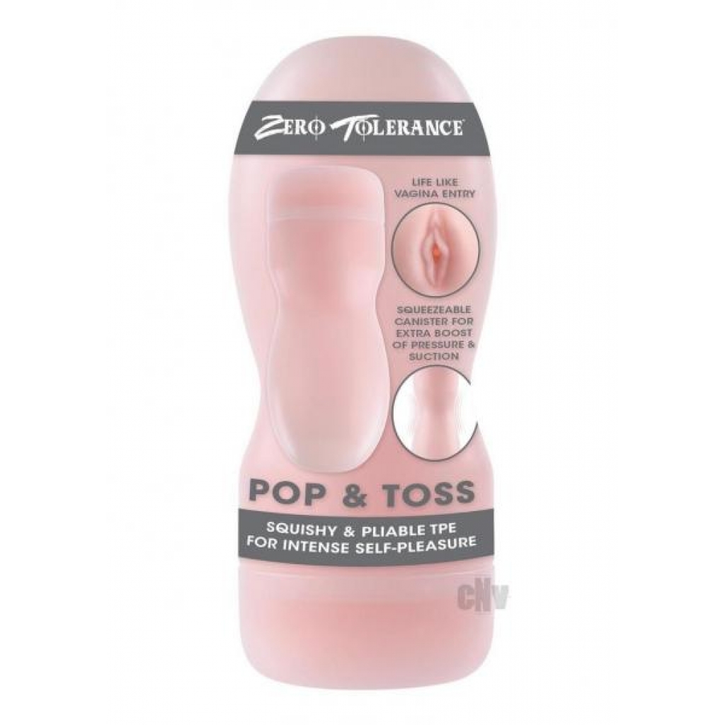 Zt Pop And Toss Vanilla - Pleasure Stroker