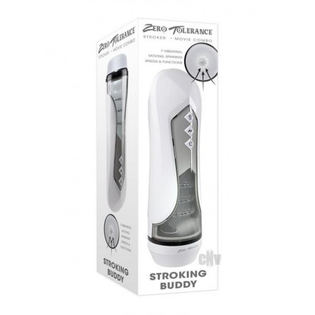 Zt Stroking Buddy White - Evolved Novelties