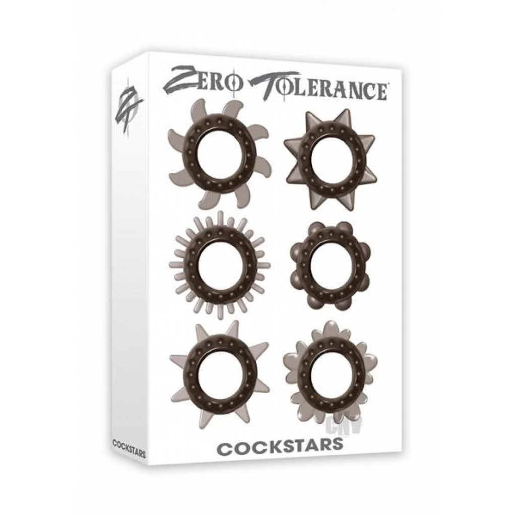 Cock Stars Cock Rings - 6 Pack