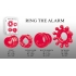 Ring The Alarm Red Cock Ring Set 4 Pack - Evolved Novelties