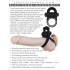 Bell Ringer Black Vibrating Cock Ring & Ball Strap