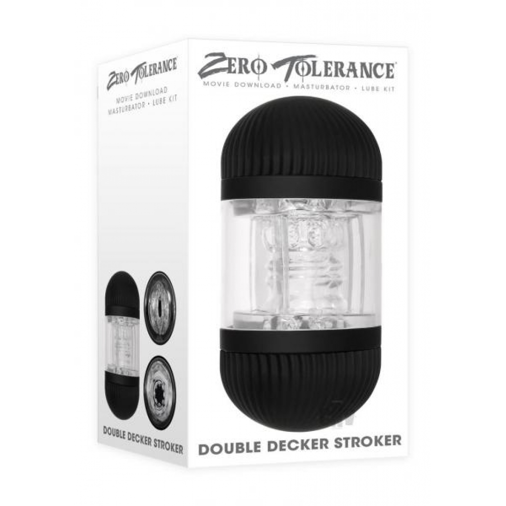 Zt Double Decker Stroker Black - Zero Tolerance