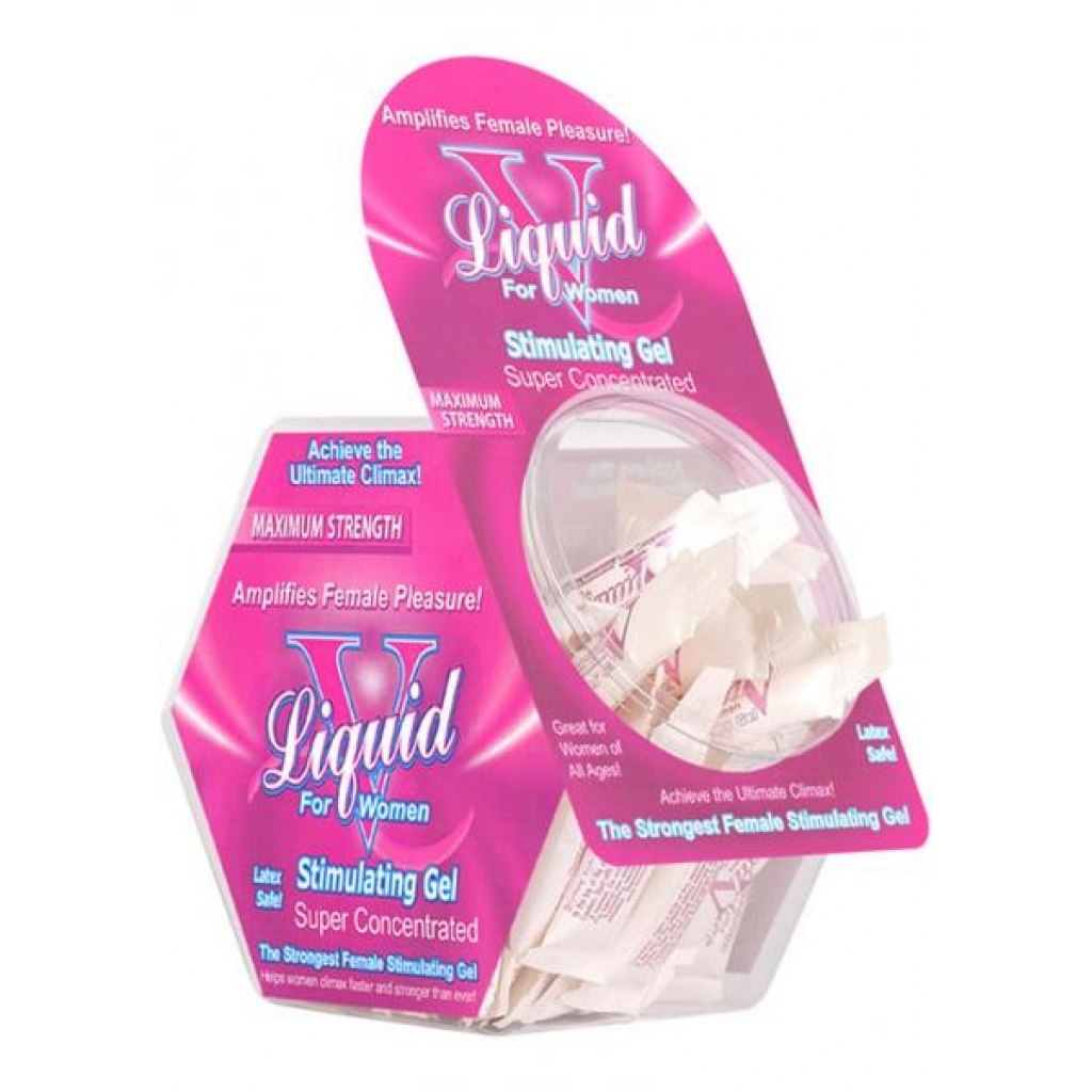 Liquid V Female Stimulating Gel 50 Per Bowl - Body Action