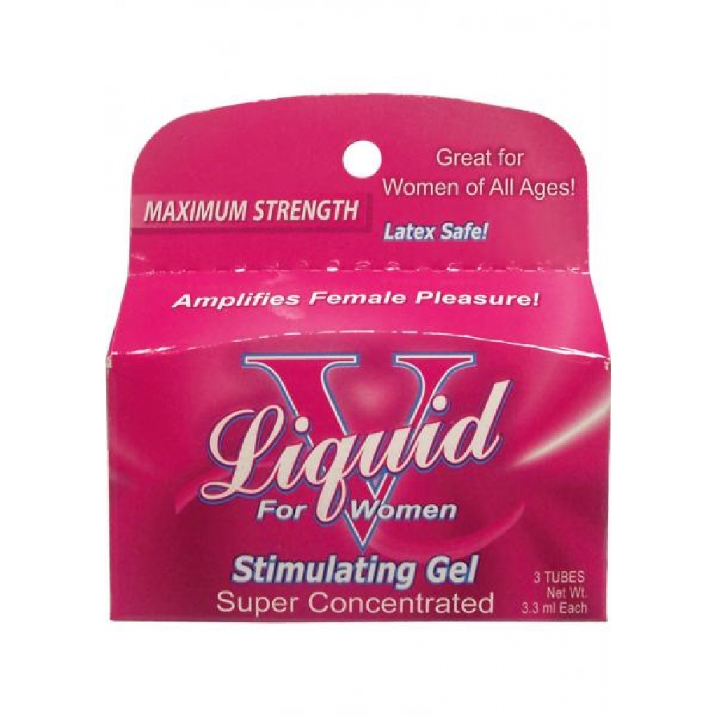 Liquid V Stimulating Gel For Women 3 Pack - Body Action