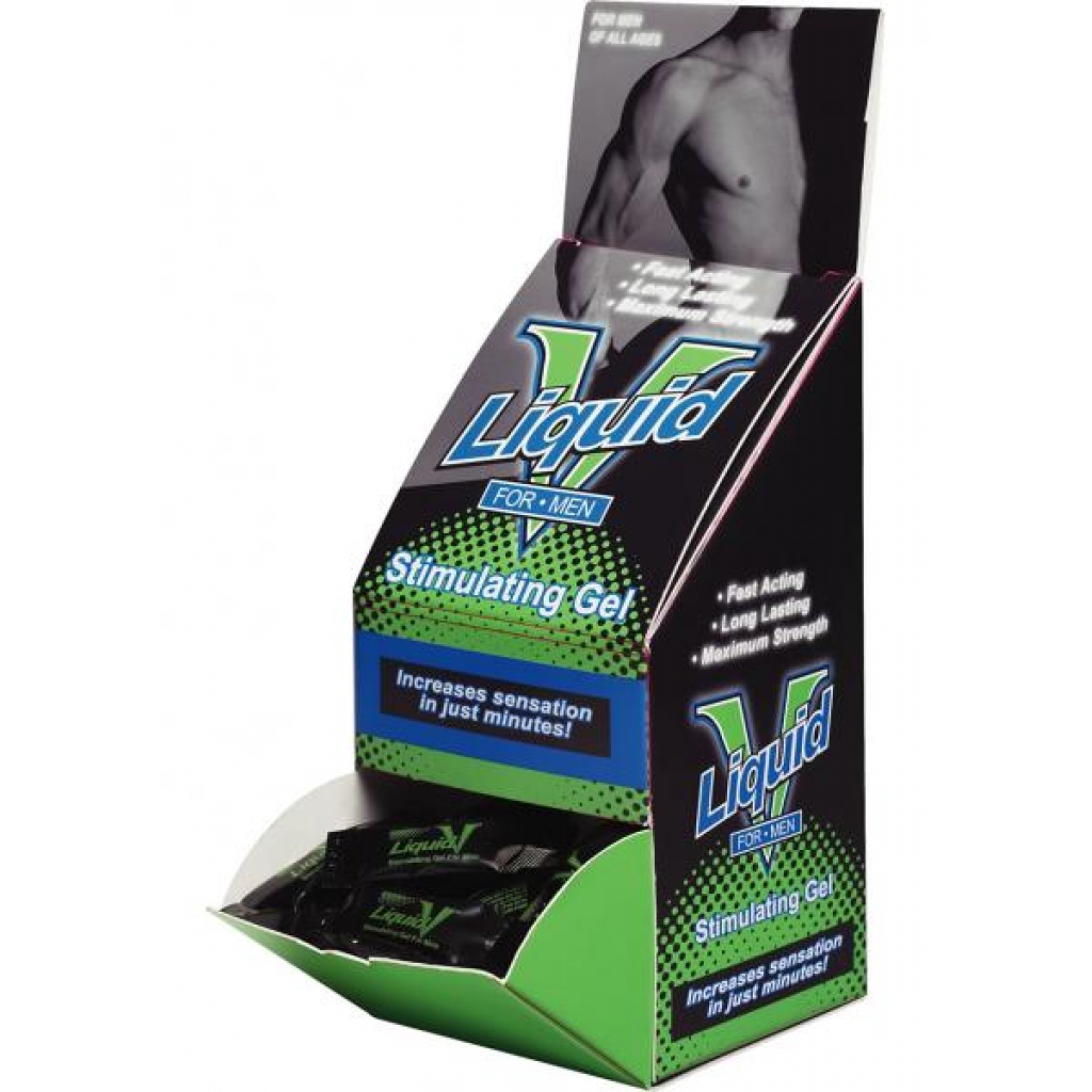 Liquid V Stimulating Gel For Men 1 Ounce 50 Per Display - Body Action