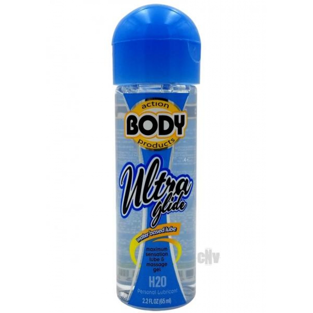 Body Action Ultra Glide Water Based Lube 2.2oz - Body Action Products