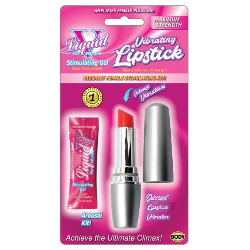 Liquid V Vibrating Lipstick Kit - Body Action Products