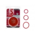 Rubber C Ring Set - Red