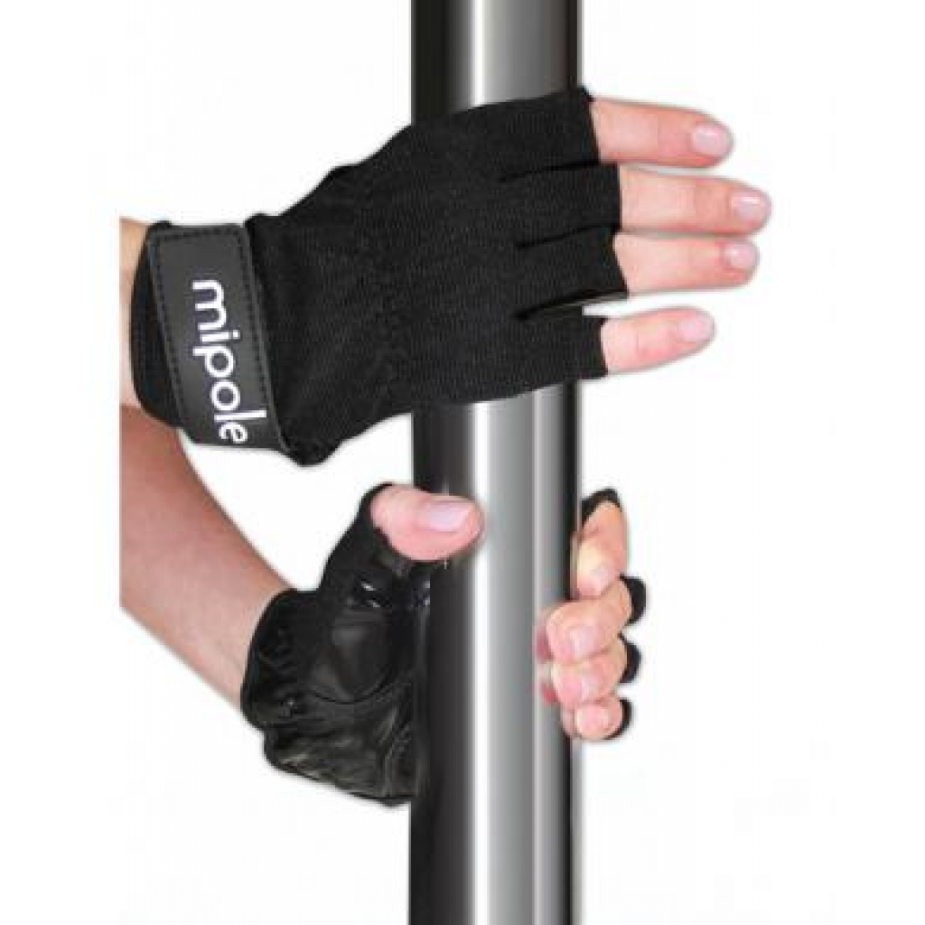 MiPole Dance Pole Gloves - Black - Small