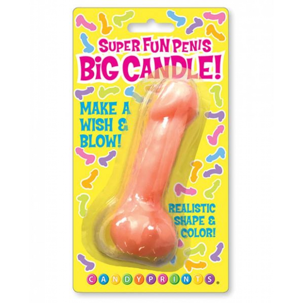 Super Fun Big Penis Candle - Pink