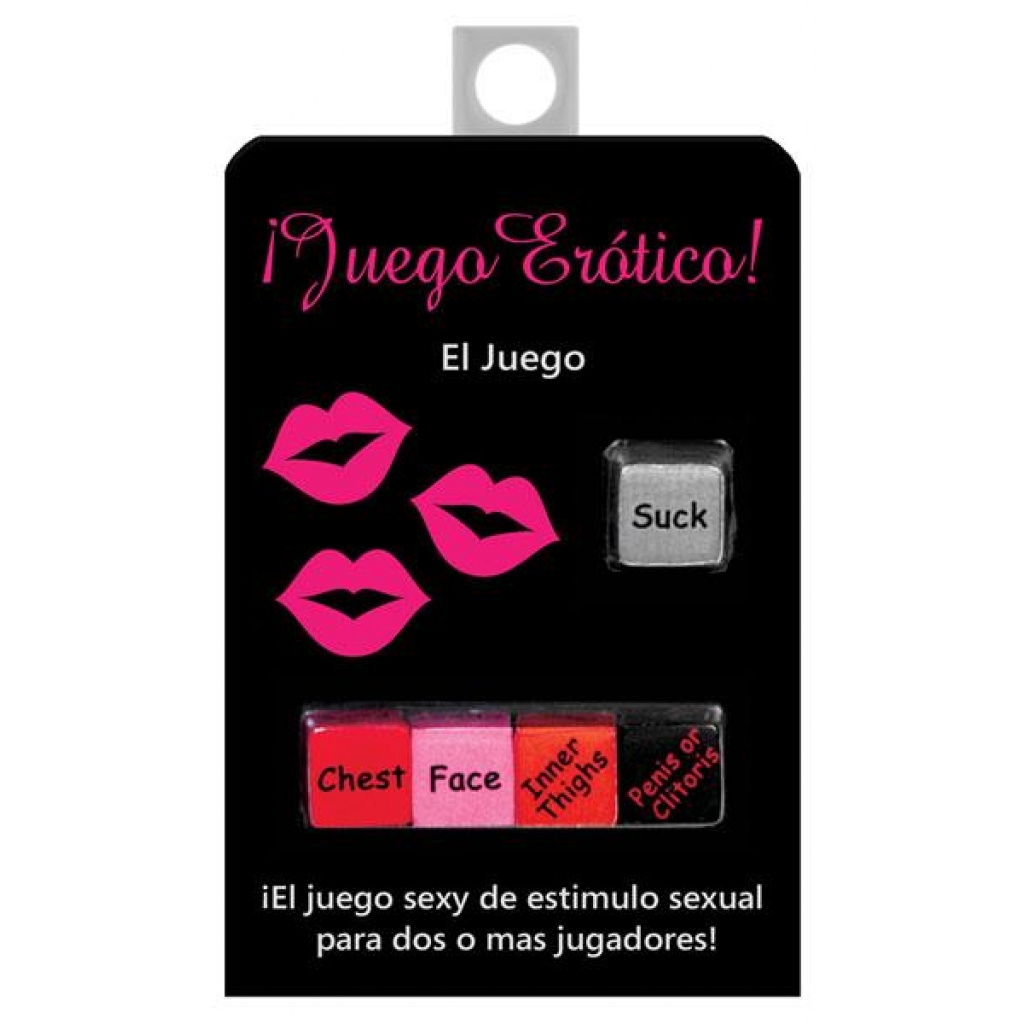 Intimate Dice Game in Spanish for Romantic Fun