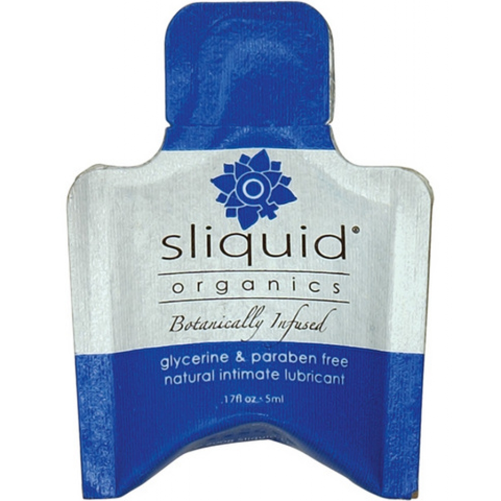 Sliquid Organics Natural Intimate Lubricant - 0.17oz Pillow