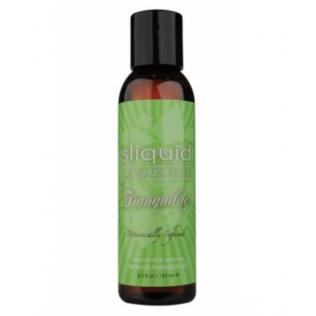 Sliquid Organics Tranquility Massage Oil - 4.2 oz