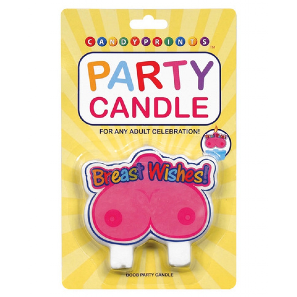 Breast Wishes Party Candle