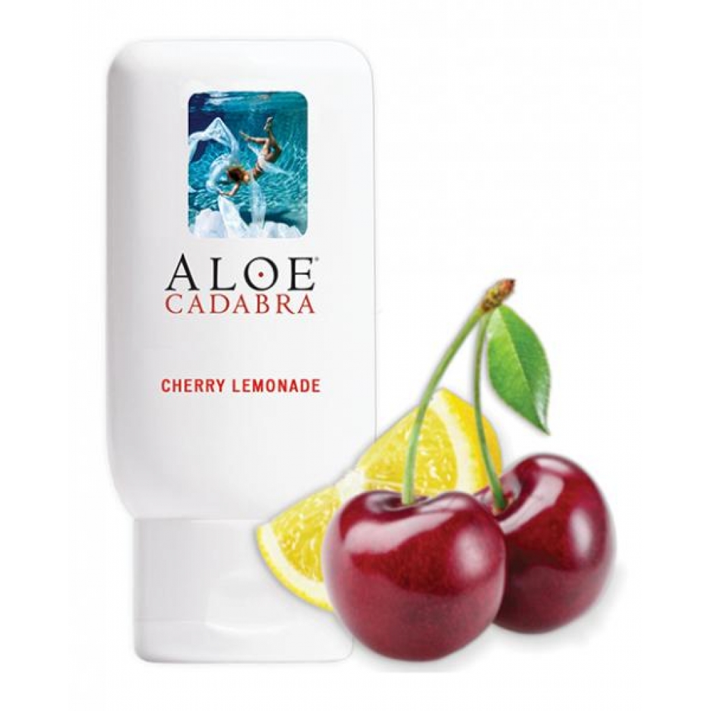 Aloe Cadabra Organic Lubricant - 2.5 Oz Bottle - Cherry Lemonade