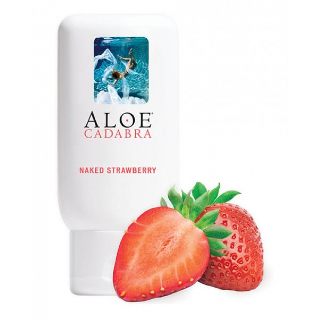 Aloe Cadabra Organic Lubricant - Naked Strawberry 2.5 oz