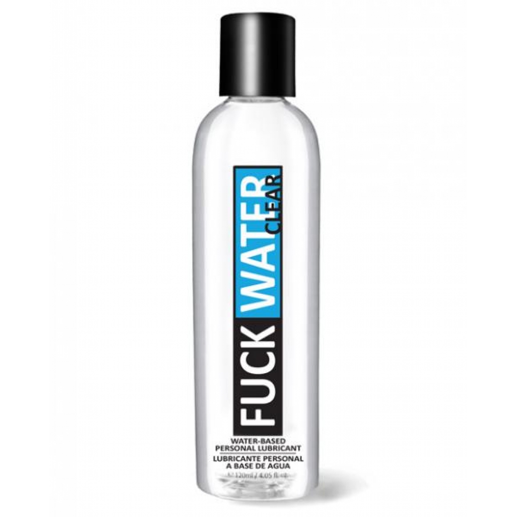 F*ck Water Clear H2O Water-Based Lubricant - 4oz Bottle