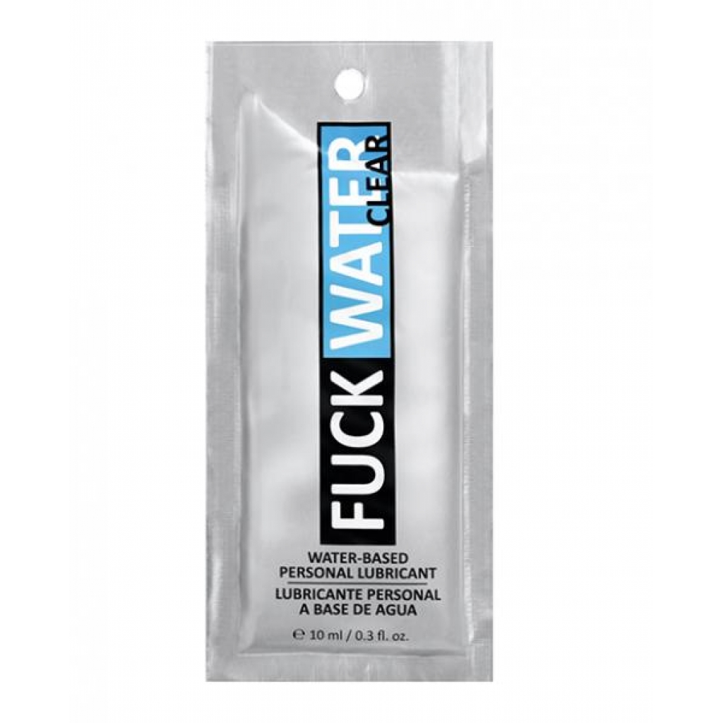 Fuck Water Clear H2o Foil: Water-Based Personal Lubricant - .3 Oz