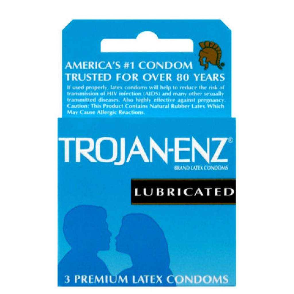 Trojan ENZ Lubricated Condoms - 3-Pack