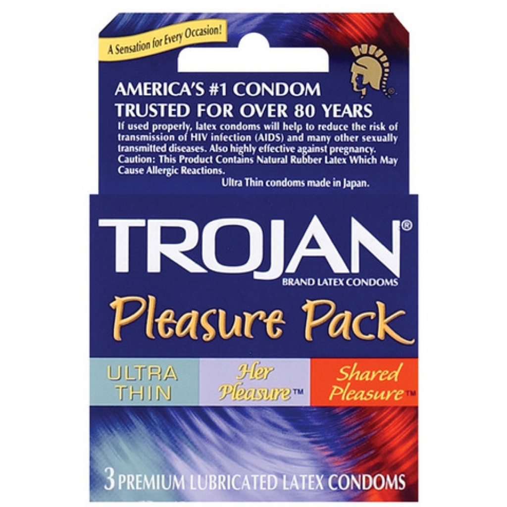 Trojan Pleasure Pack - 3-Pack