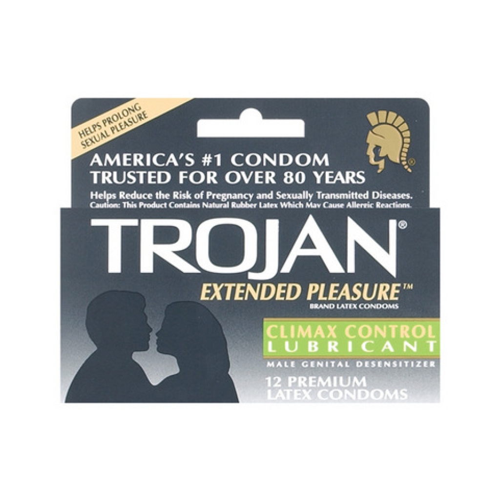 Trojan Extended Pleasure Condoms (12-Pack)