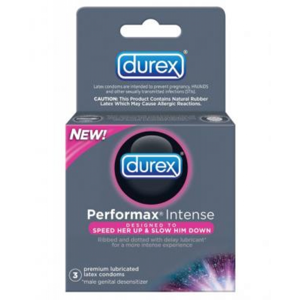 Durex Performax Intense Condoms - Box of 3