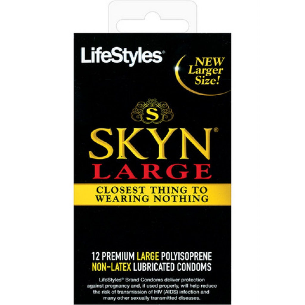 Lifestyles SKYN Large Non-Latex Condoms - Box of 12