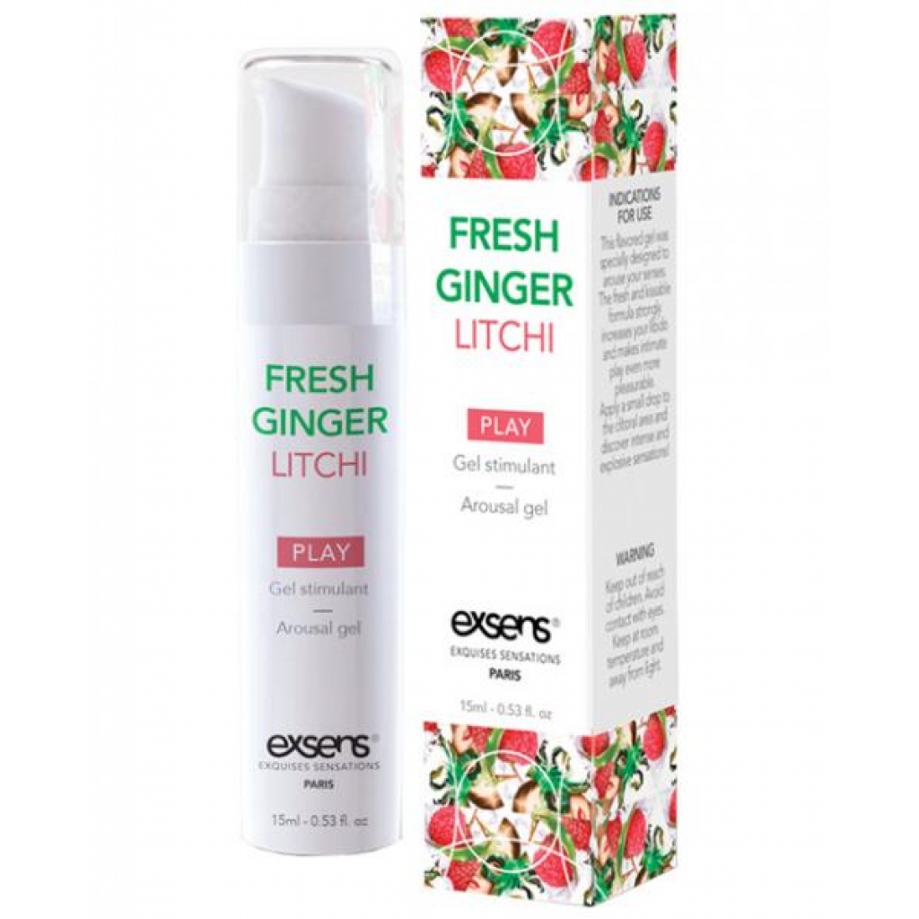 Exsens Of Paris Arousal Gel Fresh Ginger Lychee .53oz