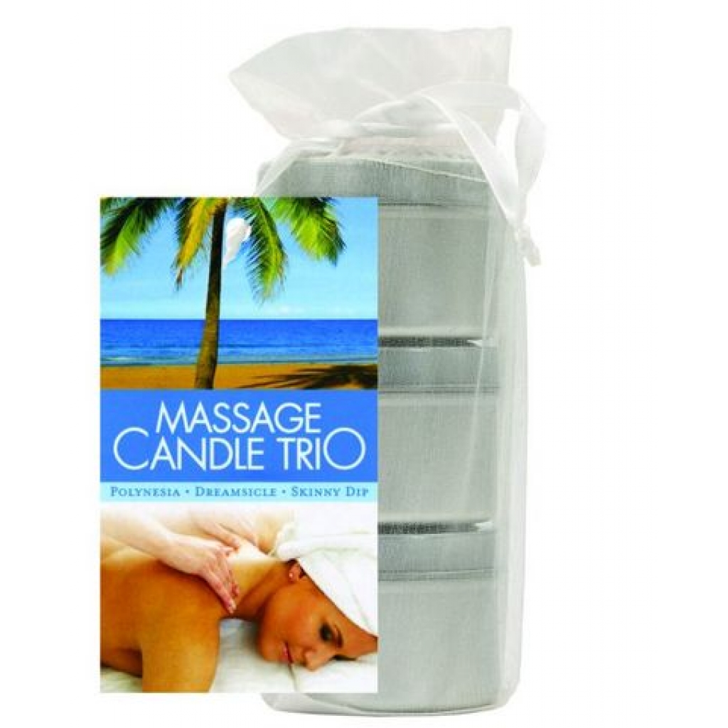 Earthly Body Massage Candle Trio Gift Bag - 2oz