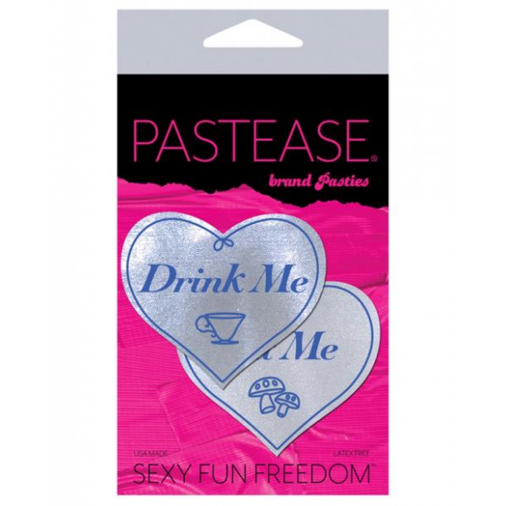 Pastease Eat Me Drink Me Liquid Heart - Fun Nipple Pasties