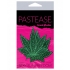 Pastease Glitter Marijuana Leaf Green Pasties - O/S