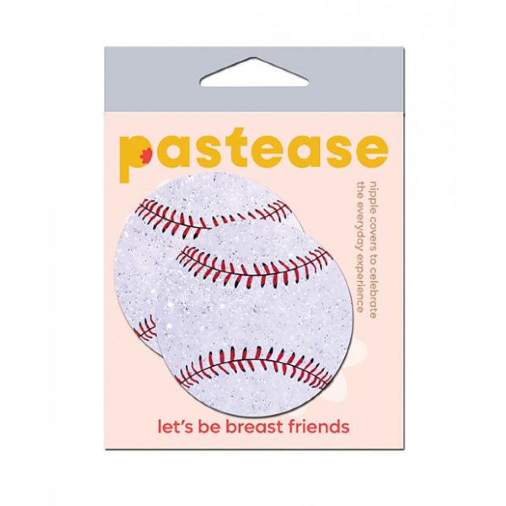 Pastease Premium Baseball Sparkly - White O/S