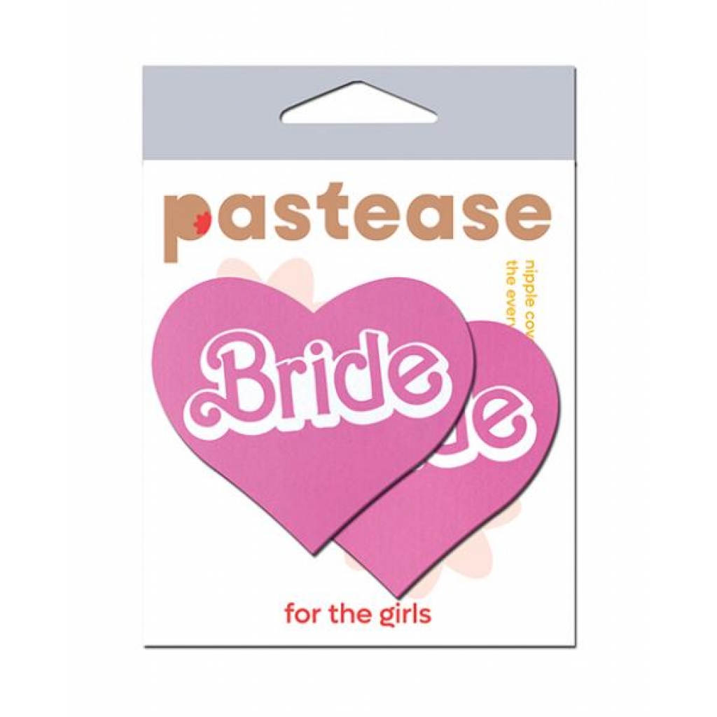 Pastease Premium Bride Heart - Eye-Catching Nipple Covers