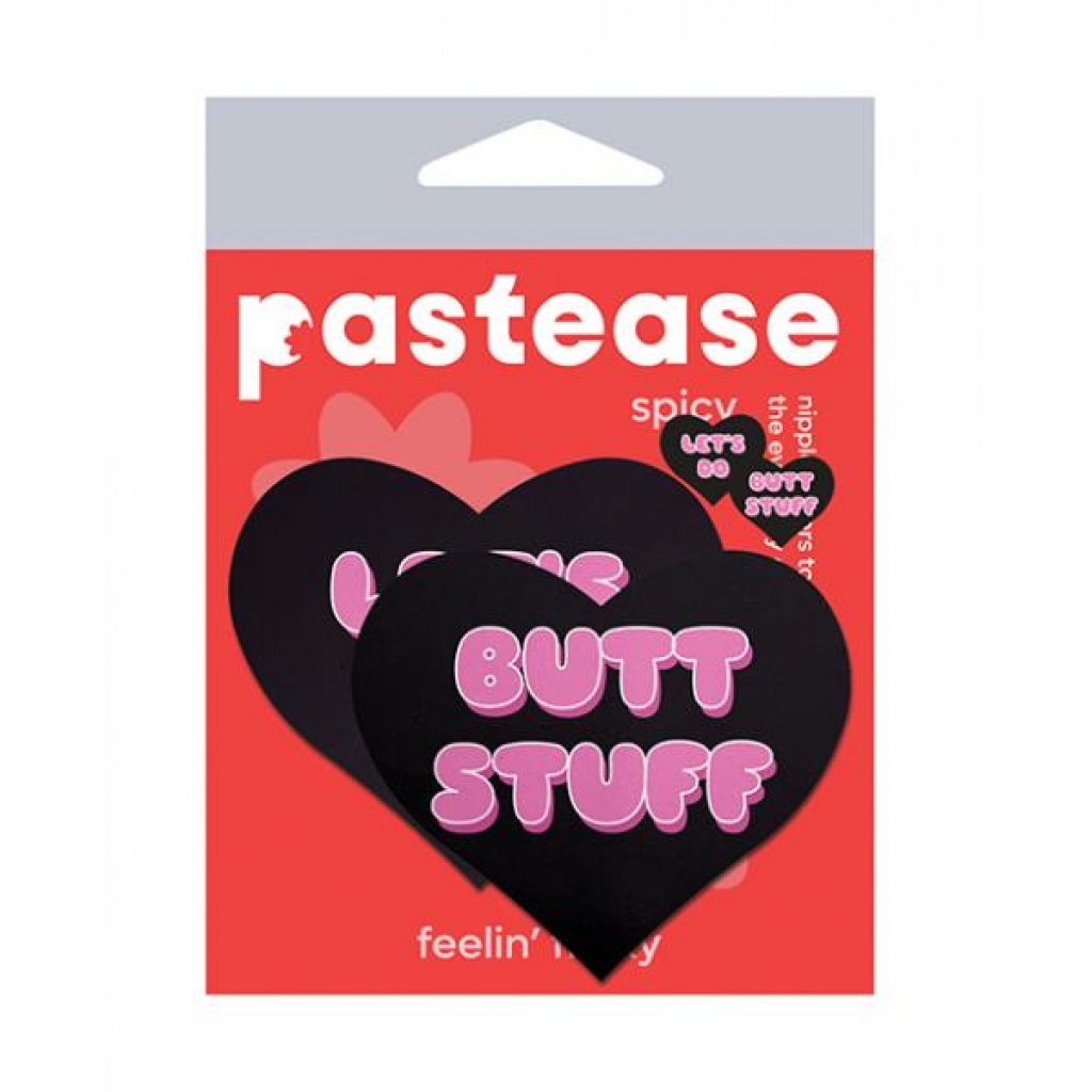 Pastease Premium Heart Let's Do Butt Stuff - Flirty Pasties