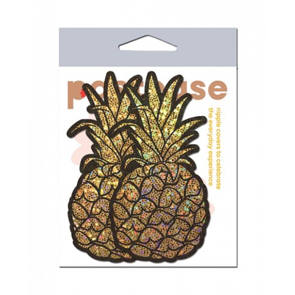 Pastease Premium Glitter Pineapple - Gold O/S