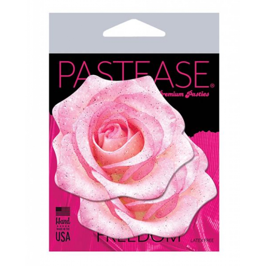 Pastease Premium Glitter Velvet Blooming Rose - Pink O/S