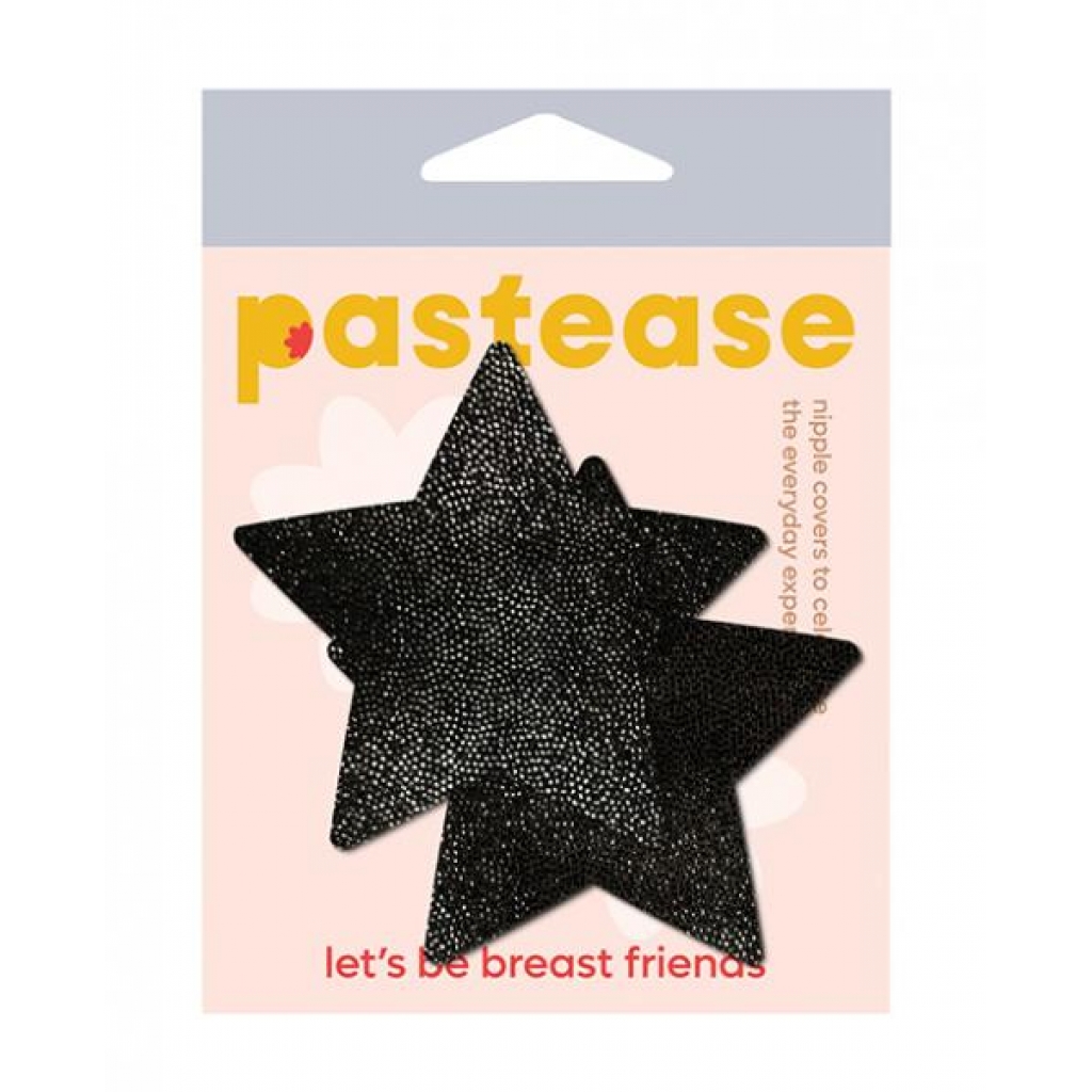 Pastease Premium Glitter Star - Black OS