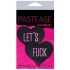 Pastease Let's F*ck Hearts Pasties - Black