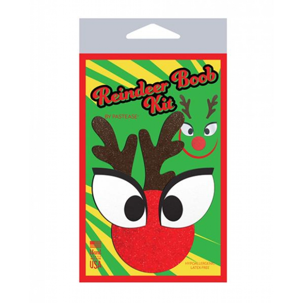 Pastease Premium Holiday Reindeer Boob Kit - Multi O/s