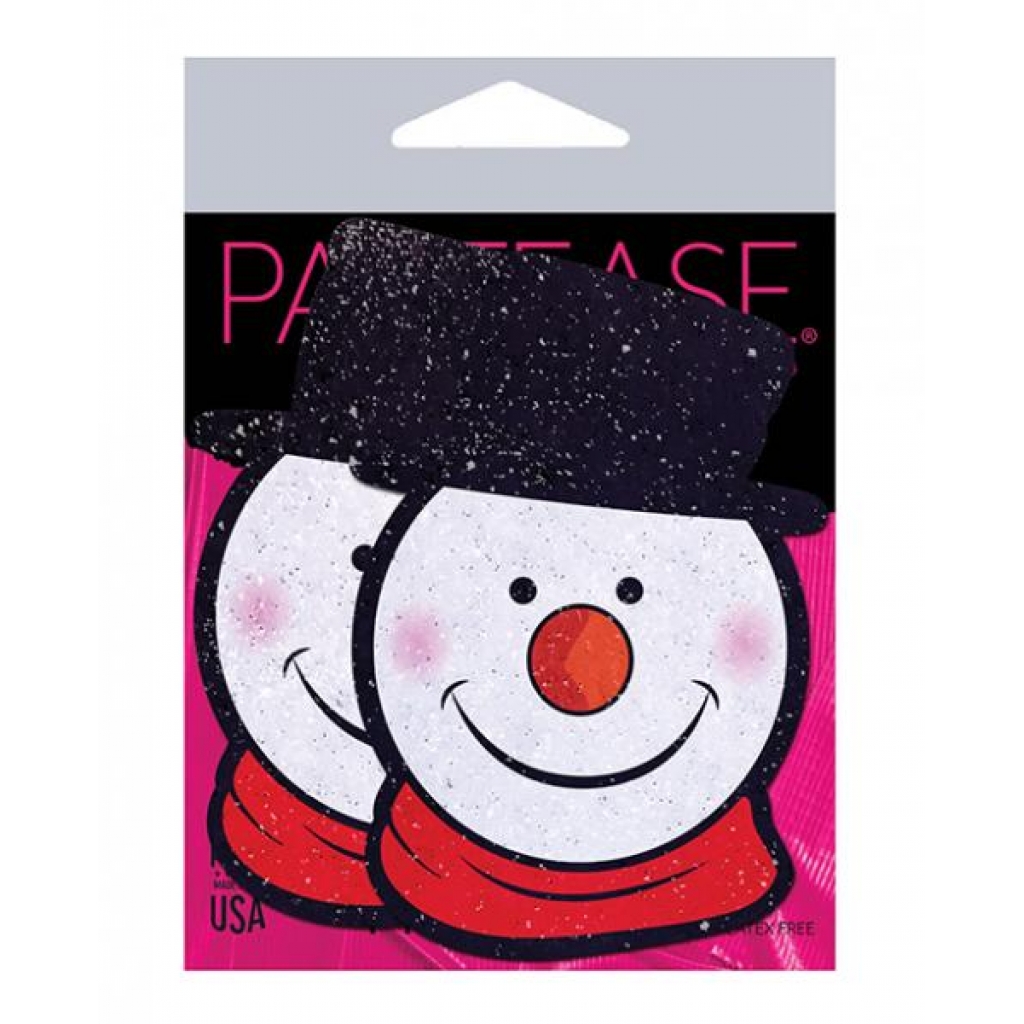 Premium Holiday Snowman Nipple Pasties - Multi O/S