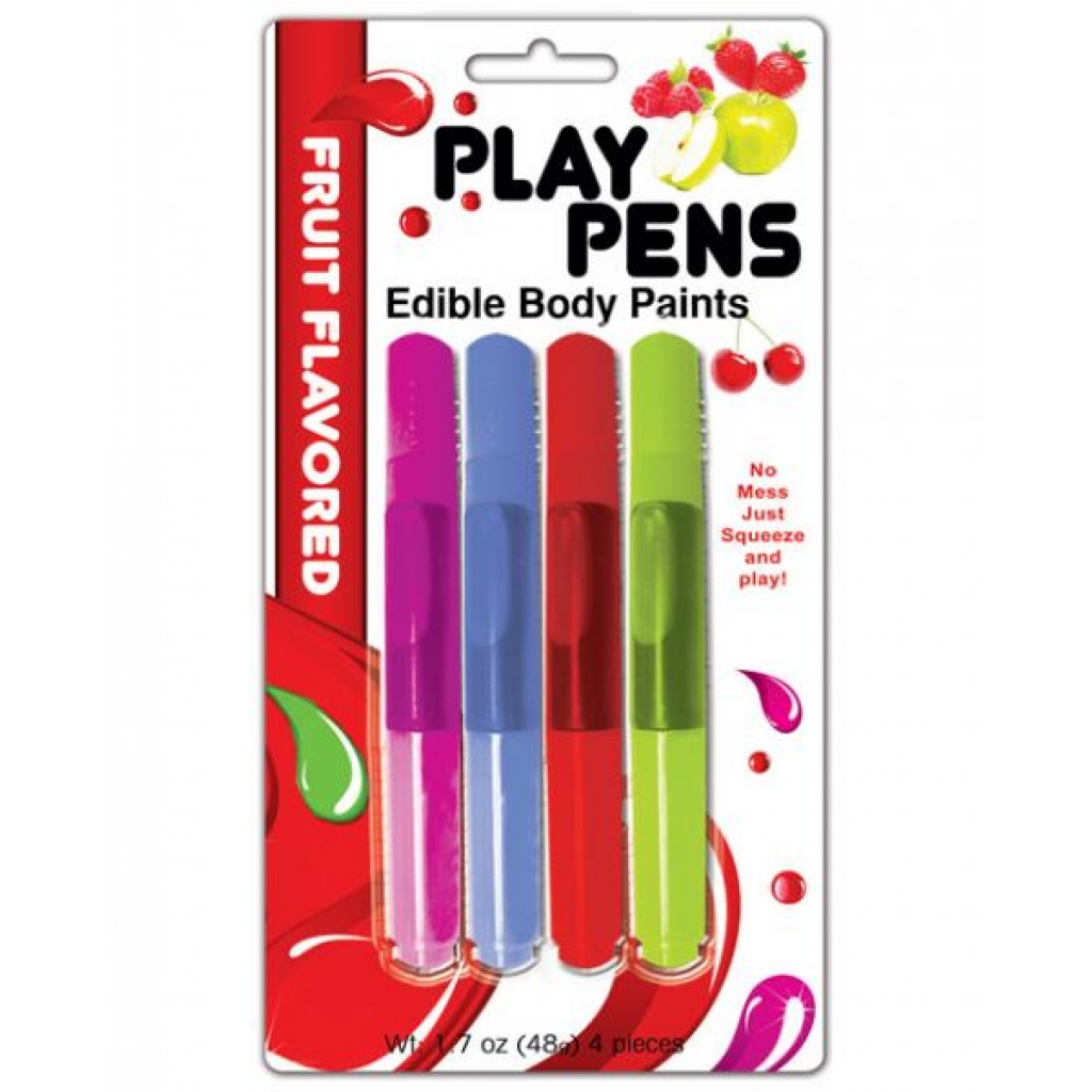 Play Pens Edible Body Paints - Four Fun Colors