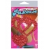 Playful Glitter Peek-A-Boo Hearts Pasties - Red