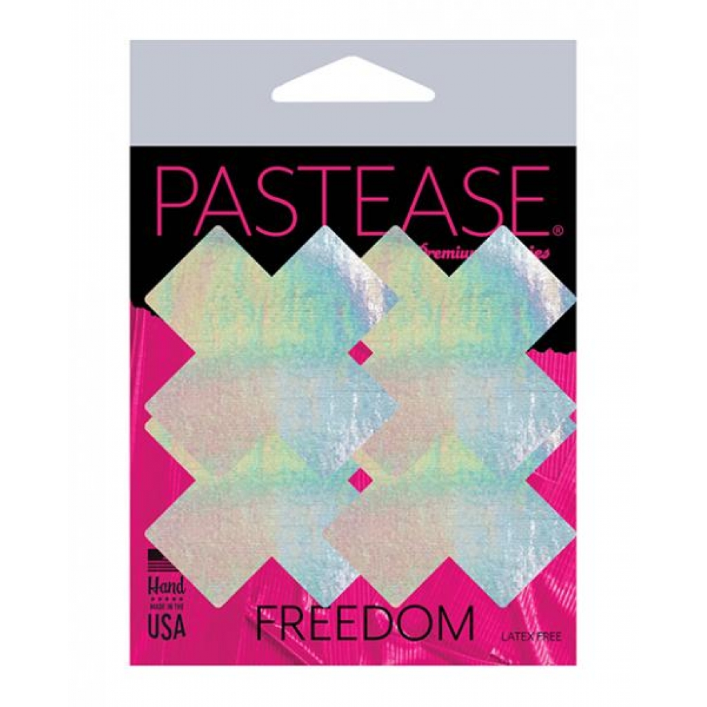 Pastease Holographic Plus X - Silver Pack Of 2