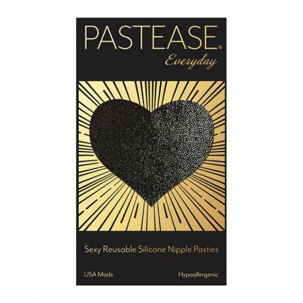 Pastease Reusable Liquid Heart - Black O/S