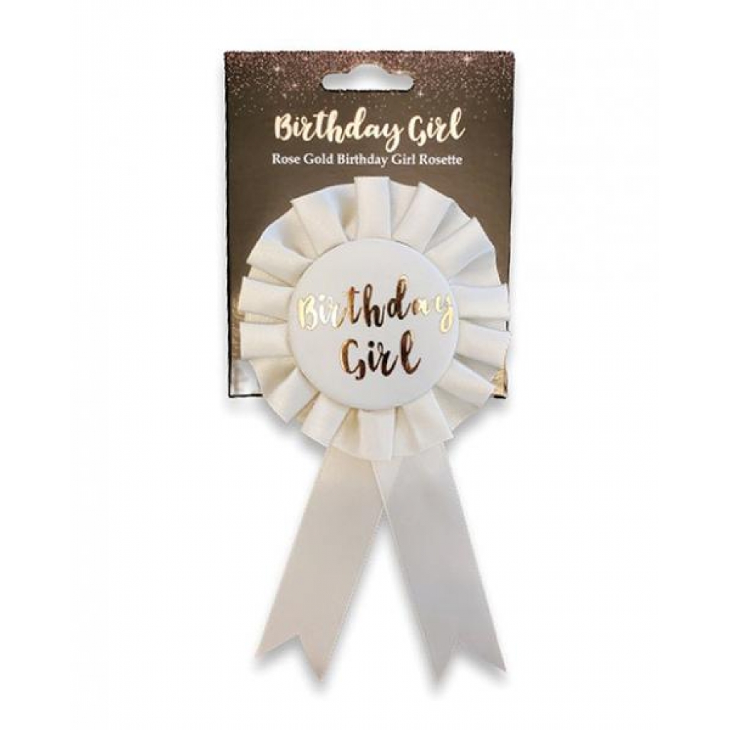 Birthday Girl Badge - Rose Gold