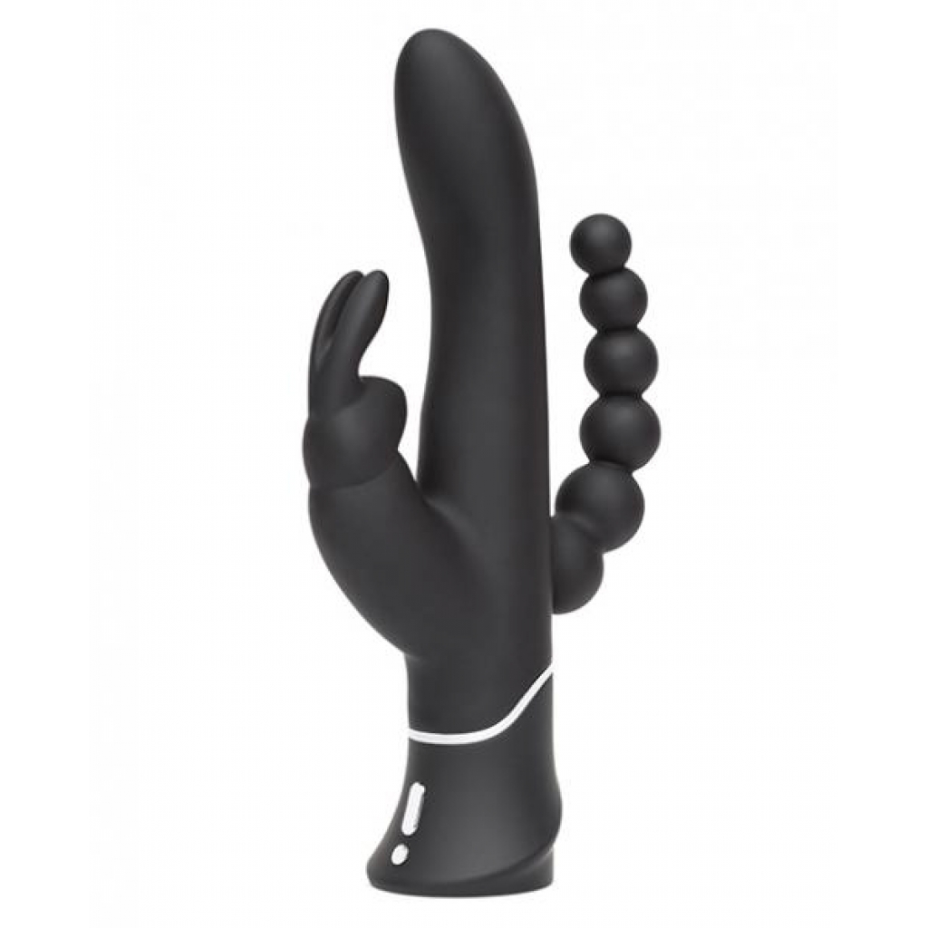 Happy Rabbit Triple Curve Vibrator - Black