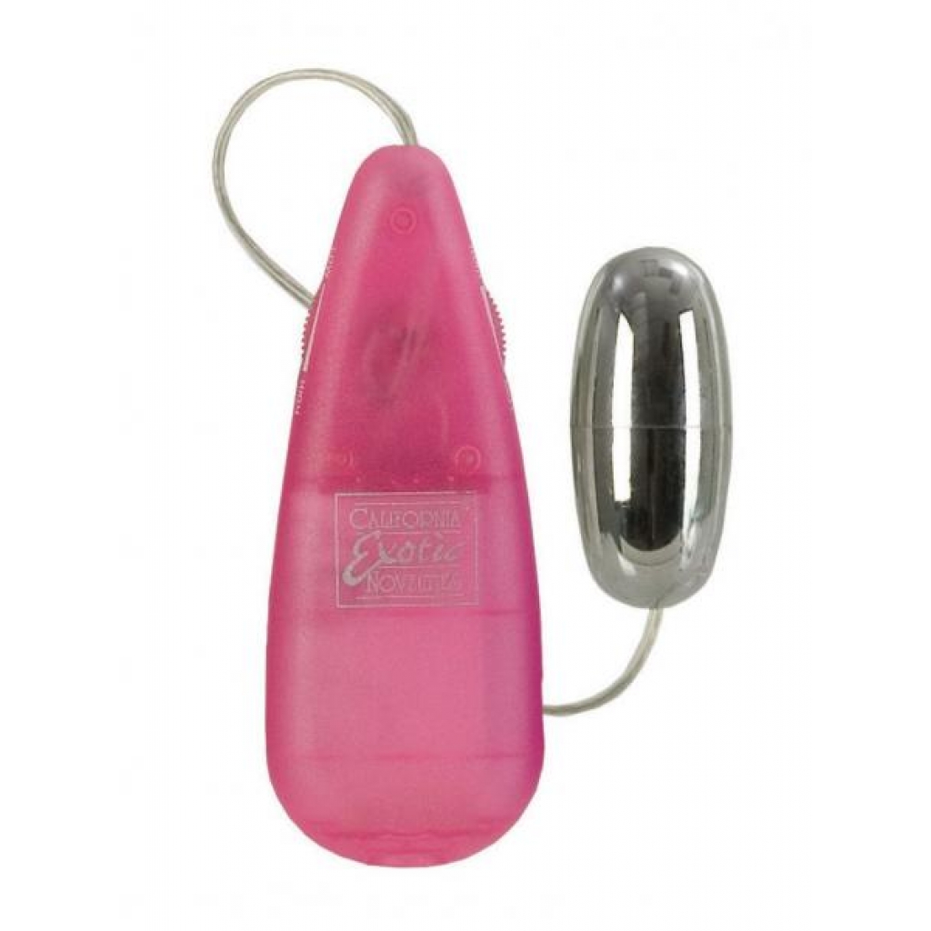 Teardrop Bullet Vibrator with Pink Controller